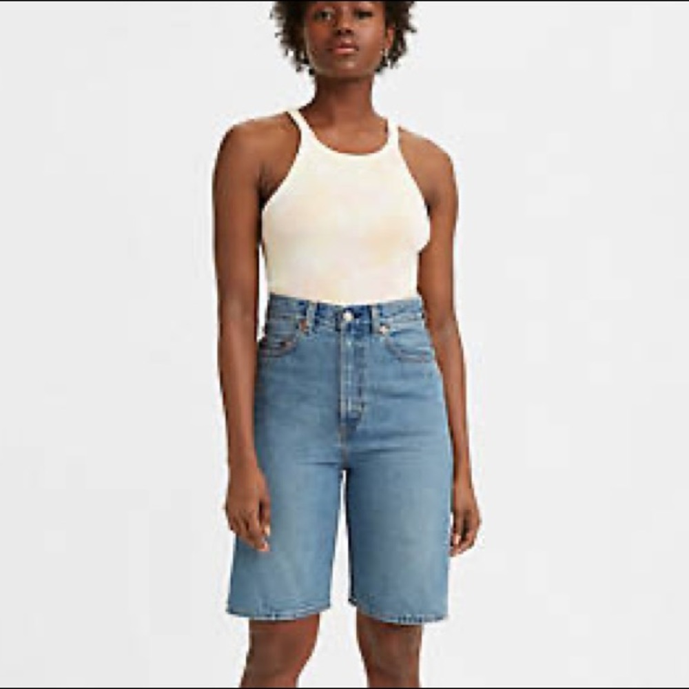 Levi’s high loose Bermuda shorts